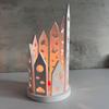 Leaf Butterfly Animal Skeleton Candle Holder Silicone Mould Plaster Cement Moulds