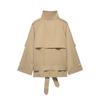 European and American Style, New Women's Clothing, Fashionable, Casual Short Turtleneck Trench Coat 7522/060/710