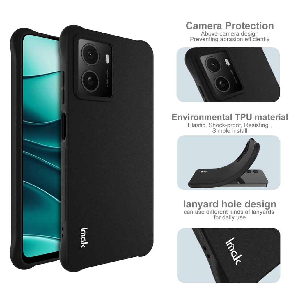 IMAK For HMD Pulse Pro/Pulse+/Pulse Deksel TPU Telefondeksel Kollisjonspute Støtsikker Beskyttelse