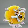 14cmOne Piece Luffy Anime Figure Moon Nika Luffy Model Gear 5 Series With Moon Light Action Figure Statue Decoration Christmas G