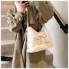 Casual Mao Mao large capacity tote bag fashionable women's armpit bag new backpack bow