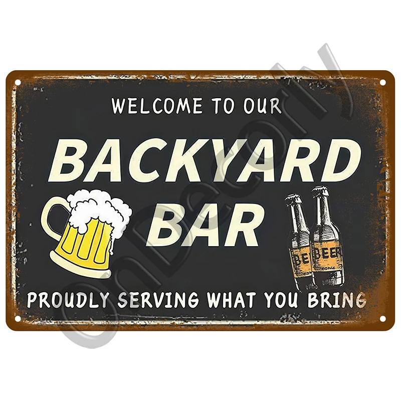 Metal Sign Whiskey Wine Alcohol Brand Tin Sign Cocktail Poster For Bar Pub Club Man Cave Vintage Drink Beer Wall Decor Art Plate