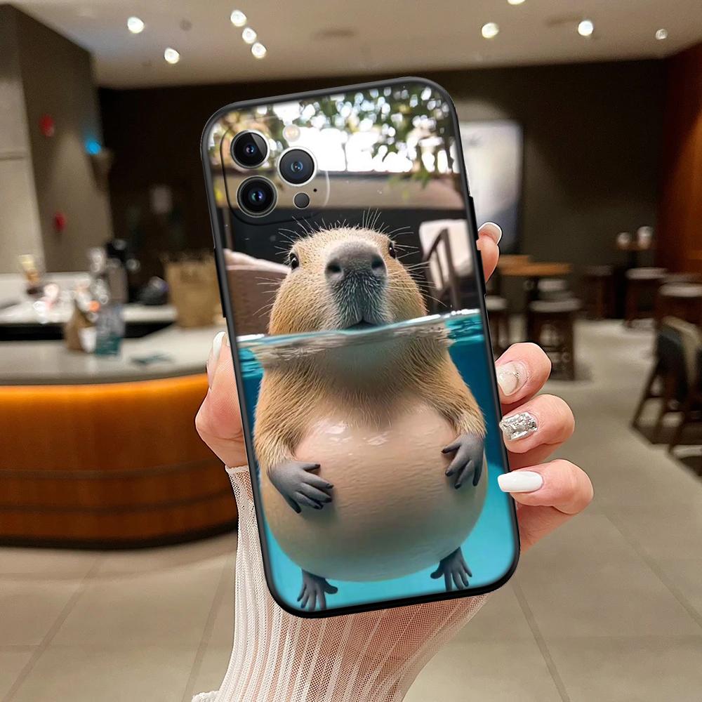 

Cartoon Capybara Cute New High-End Shell Phone Case for iPhone SE X XS XR 16E 17 11 Pro Max 8 7 6 6s Plus iPhone SE (2020)