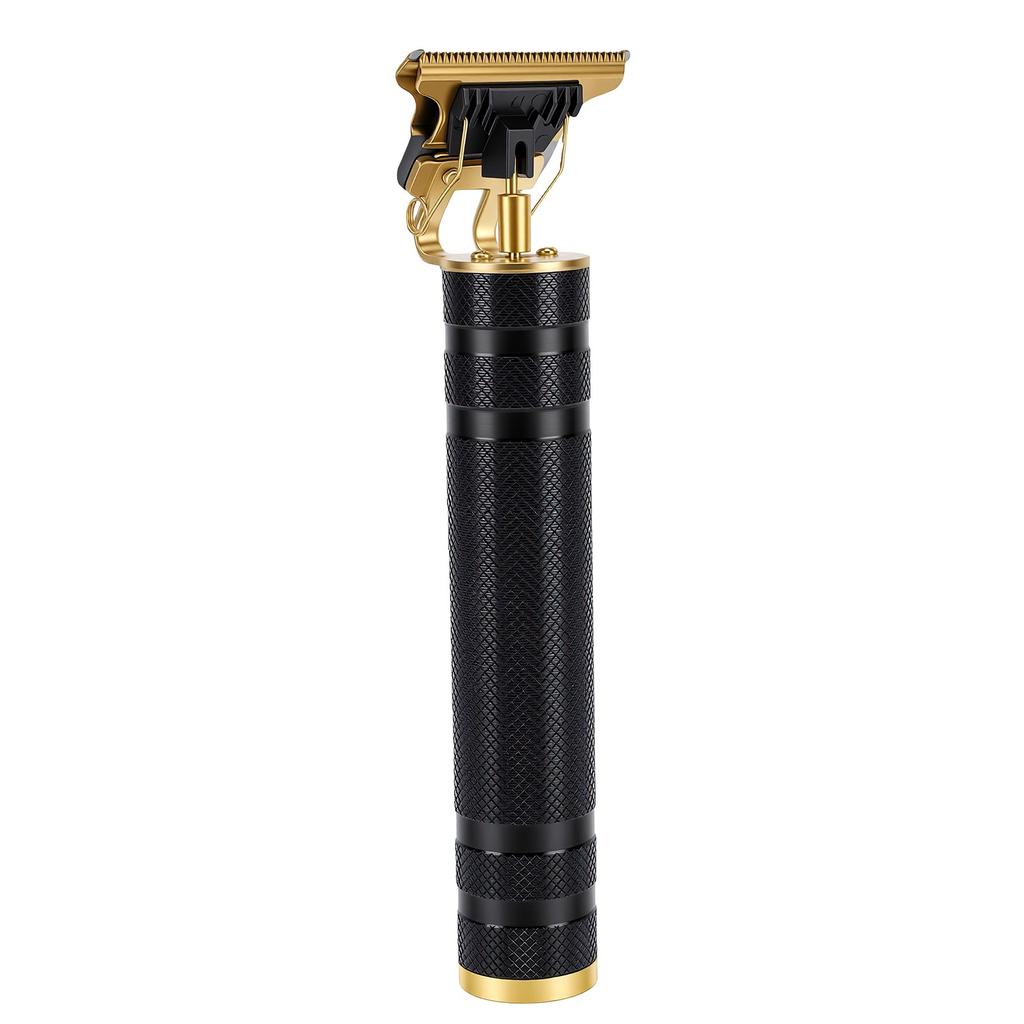 Hair Trimmer for Men Professional T Shaped Electric Clippers Cordless Grooming Kit 4 Guide Combs Black