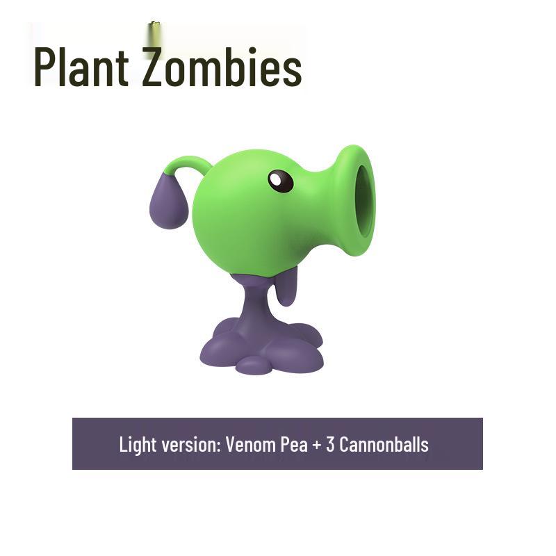 Plants Vs. Zombies Toy Set: Bewitching Mushroom, Fish Hook, Grassland Mine, Flaming Tree, Poison Pea