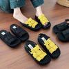 Small Thick-bottomed Woven Sandals Women's Summer New Retro Fashion Outer Wear Open-toed Seaside Beach Slippers