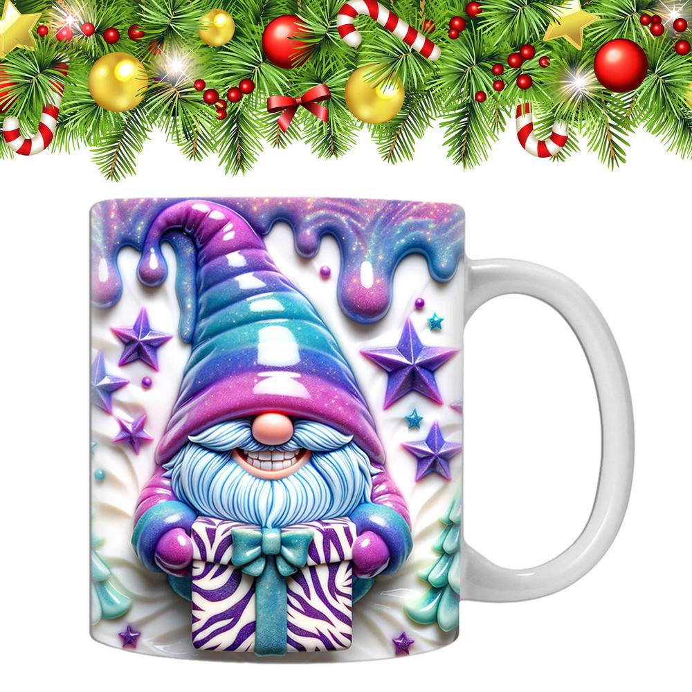 Gnome Coffee Mug 3D Gnome Cup Colorful Gnomes With Boxes 350ML Coffee Cup For Cool Birthday Christmas For Mom Best Friend