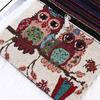 [iplusmile] Owl Print Crossbody BagShoulder Bag for Women, Owl Print Canvas PochetteSmartphone Pouch, Lightweight Mini BagSacocheShoulder Bag with