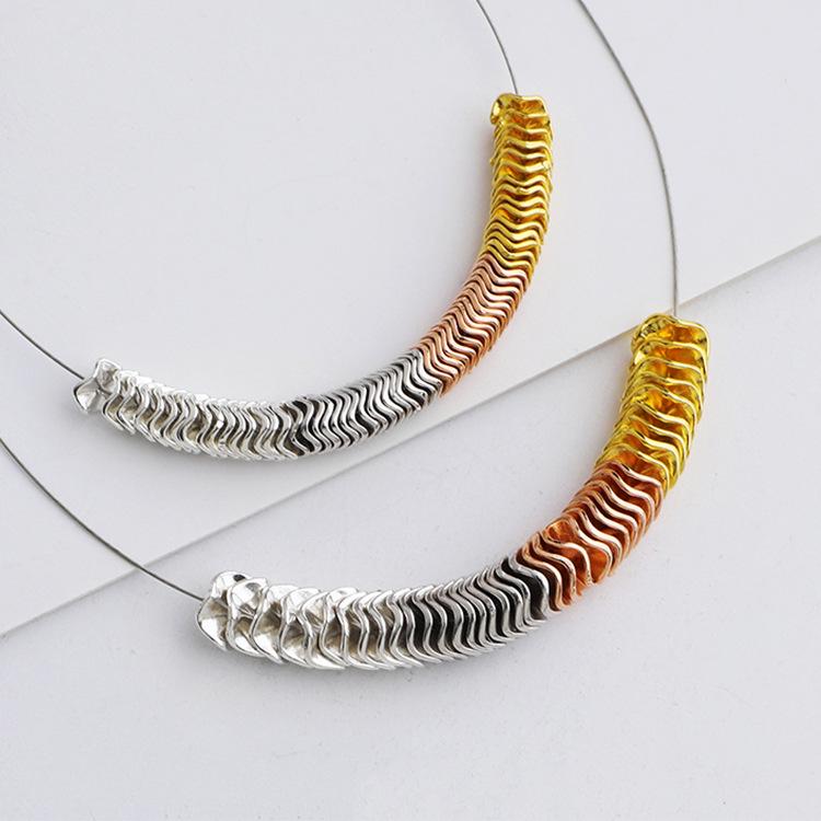 Mărgele distanțiere ondulate cu flori Seiko din Argint Sterling S925 pentru brățări și coliere DIY.