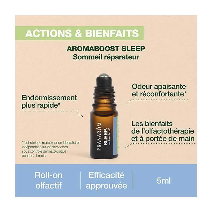 Pranarom Aromaboost Roller Sleep Sommeil Bio 5 Ml