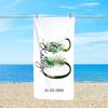 1pc Custom Name Beach Towel Personalized Microfiber Towel for Wedding Party Souvenir for Beach Swimming Bath Yoga Seaside