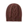 Cashmere 2025 Autumn/Winter Women's High-End Cable Knit Thick Warm Fashion Hat