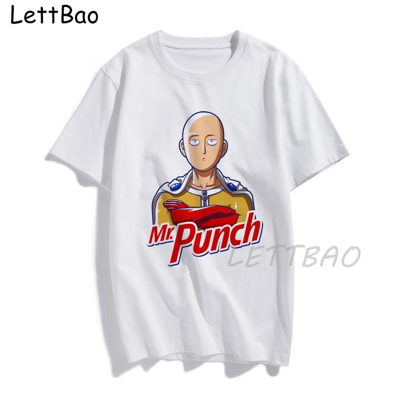 One Punch Man T Shirt Men Mens Casual T Shirts Clothing Funny Face Saitama Man S