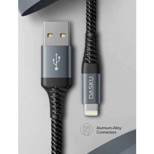iPhone Charging Cable Lightning Cable 3M Set of 3 Lightning Cable Fast Charging Cable Heavy Duty Braided Nylon iPhone Charging Cable Flexible USB High