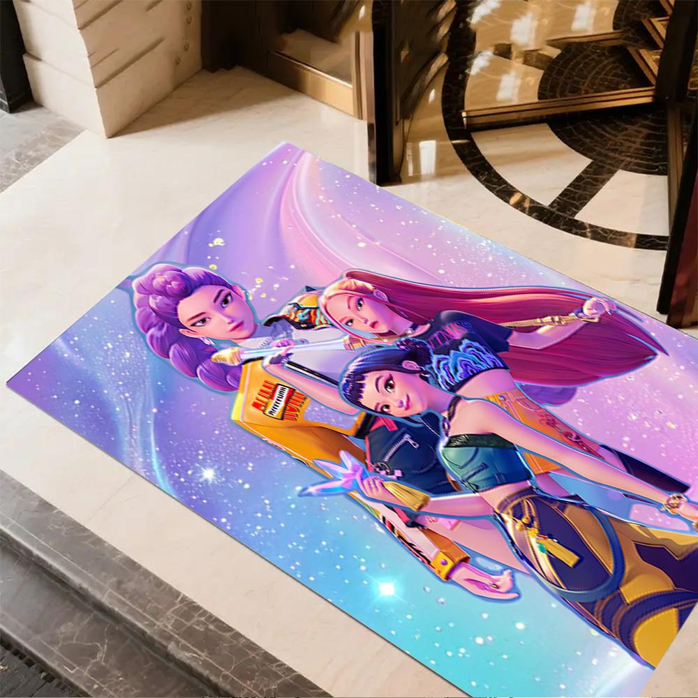 Future Fashion Icons Floor Rug Office Rug Design for Dining Room Playrooms Dormitory Kitchen Anti-slip Rug Decorate Offices