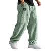 Herren Strick Jacquard Lässige Sporthosen, Lockere Gerade Tunnelzug Hosen mit Tasche, Frühling Sommer Passform, Europäischer Amerikanischer Stil, Vielseitig