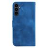 For Samsung Galaxy S25 FE Stand Case 7-Shaped Pattern Imprint Leather Phone Cover with Strap