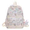Kindergarten Primary School Students Schoolbag Cartoon Cute Bunny Baby Backpack Printed Children'S Bag