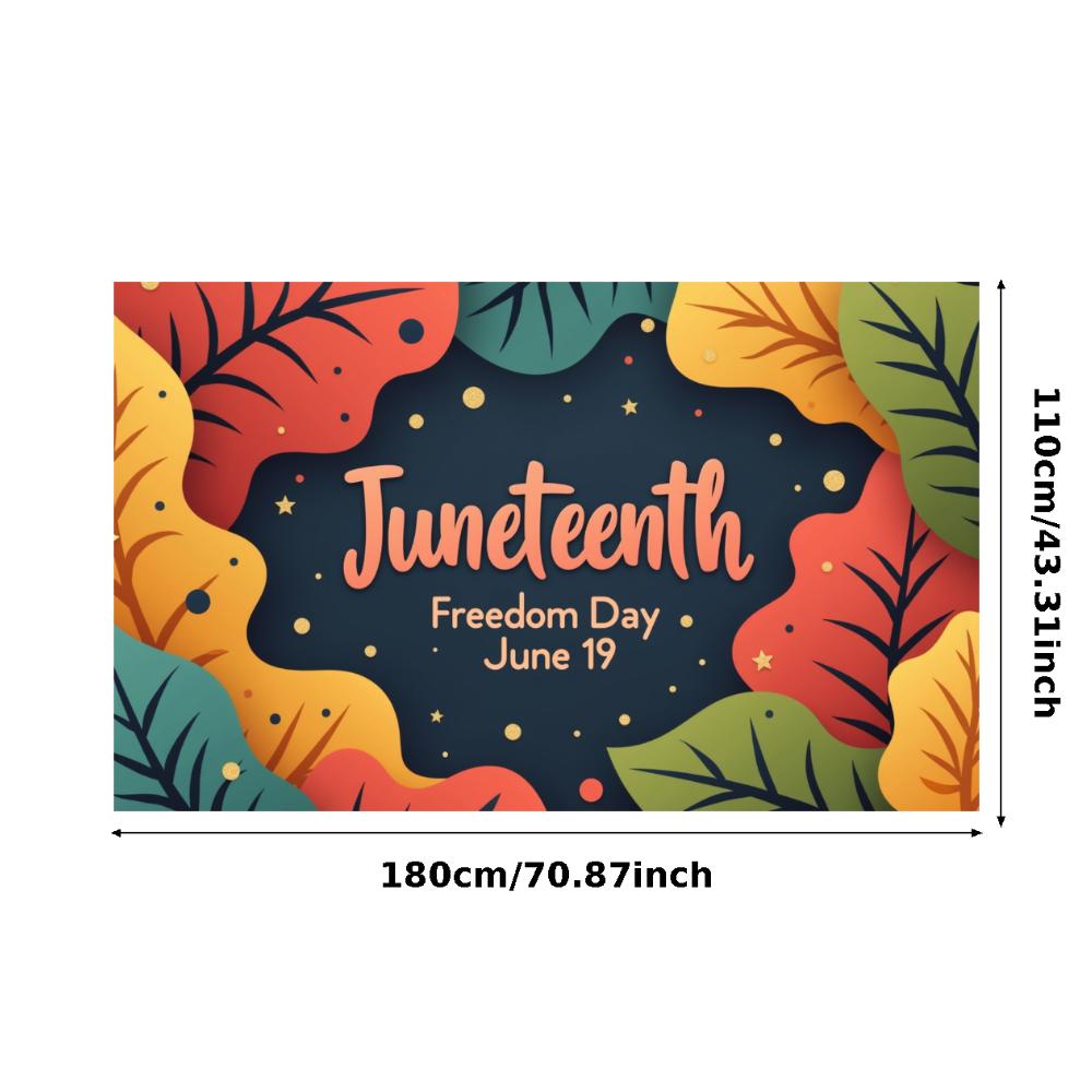 Digital Print Event Banner Juneteenth Banner History Banner for Cultural Event Public Display Education Purpose