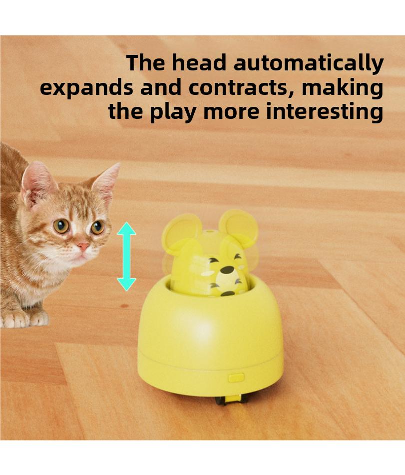 Intelligent Boredom Relief Electric Cat Toy Mouse Automatic Cat Artifact Electric Mouse Cat Toy Wholesale
