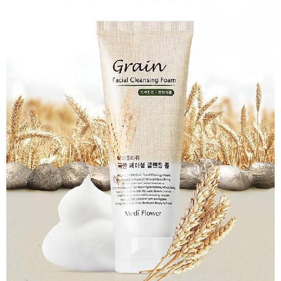 MEDI FLOWER Grain Facial Cleansing Foam 150ml