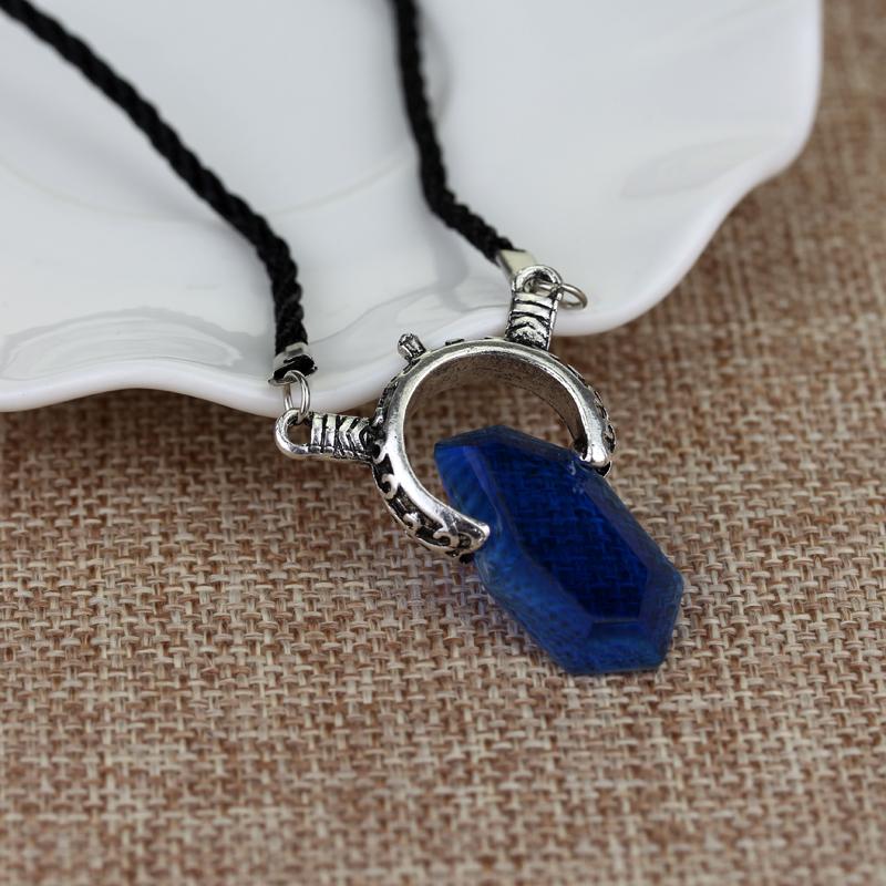 Pendant Necklace Devil Hunter Dante Perfect Amulet Red Crystal Necklaces for Women Men Choker Jewelry