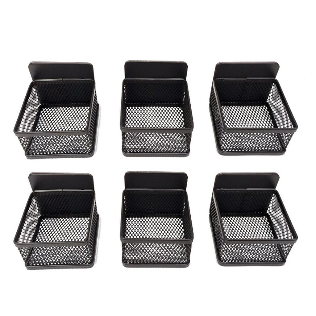 6PCS Magnetic Tea Bag Metal Tea Storage Box Holder for Fridge Kitchen Countertop Cabinet Pantry