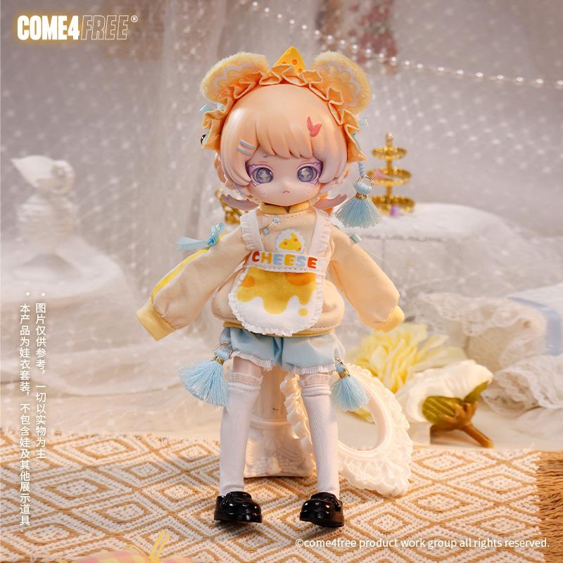 Come4free 12 Points Bjd Doll Clothing Series Doll Skirt Bjd Clothing Set Sweet And Cute Set Doll Accessories Dress Bonnie Rabbit