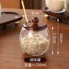 Antique Glass Seasoning Jar Set Home Kitchen High-value Seasoning Jar with Lid Seasoning Box Salt Bottle Kitchen Supplies