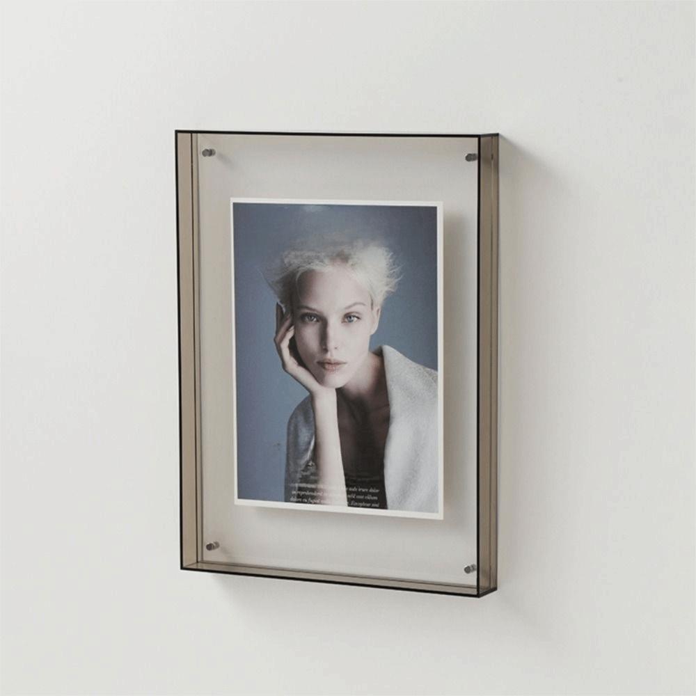 Akrylový Transparentní Akrylový Rámeček na Fotky Zesílený Rámeček na Obrázky Ozdoby Foto Stěna