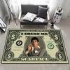 VIKAMA classic movie themed carpet, easy to clean and stain resistant, suitable for kitchen, bathroom, bedroom, and home decor