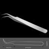 Precision Tweezers Stainless Steel Straight Tweezers for Electronics Laboratory Work Jewelry Making Craft Soldering