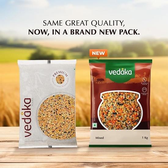 Vedaka Premium Unpolished Mixed Dal | Naturally Rich Source of Protein | 1 Kg