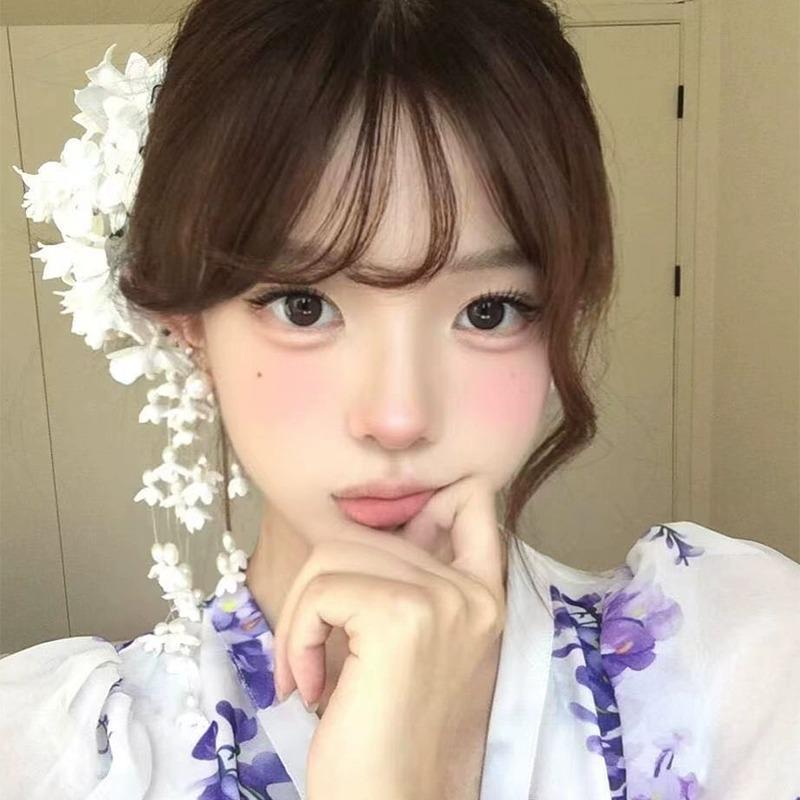 2025 Chinese Red Floral Hairpin - Hanfu Hair Stick Accessory