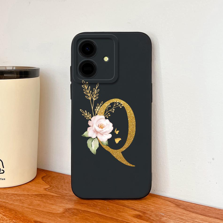 For Honor Play 10 10A 10T Case For Honor Play10 Elegant Rose Letters Soft Back Cover Camera Protection High Quality Phone Cases