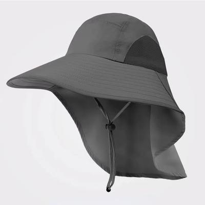 Cappello da Sole Estivo a Tesa Larga 12CM Uomo Donna Traspirante Cappellini da Pesca Protezione Solare UV Rete Cappello da Pescatore Escursionismo Outdoor Cappellino da Spiaggia
