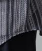 WEGO Striped Mesh Big Long Size Gray Men's Shirt, Sleeve, Summer/Autumn Clothing, Streetwear, Gift, M,