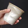 Stoneware Coffee Creative Hand-pinched Pleated Cup Ceramic Latte Cup Espresso Cup Vintage Afternoon Tea Cup