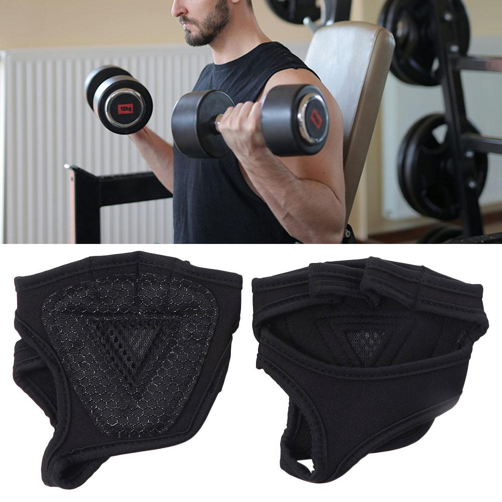 1 Pair Non-slip Fitness Palm Protect Pads Women Weightlifting Hand Protect Pads  Deadlift