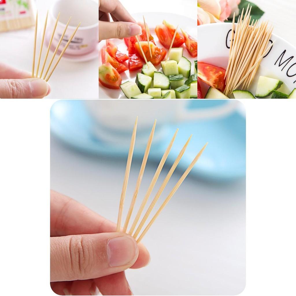 Smooth And Comfortable Bamboo Toothpicks Disposable For Party Snacks