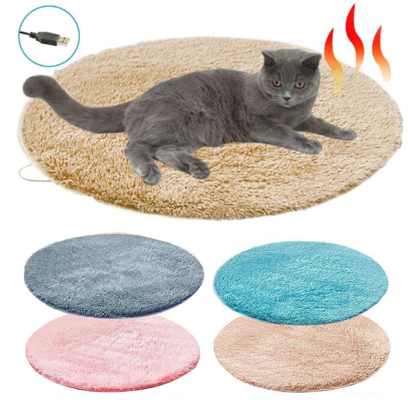 Heat Pet Usb Pad Electric Heated Mat Blanket Dog Cat Winter Cushion Sleeping Bed