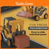 Vehicle Childrens Construction Inertia Toy Car With Container Accessories