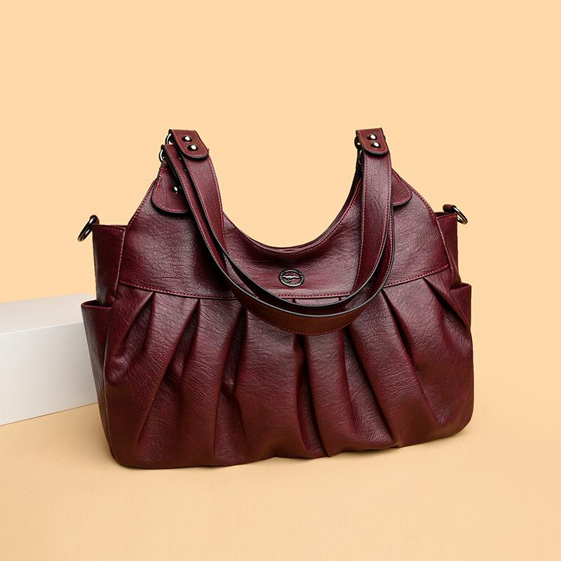 Small Handbag Lady's Shoulder Bag for Commuting To and From Work, Handbag for Mother's Use Casually