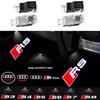 For Q5 Sline Q3 A5 A7 A3 Q5 Q7 A4L RS Quattro S3 S4 S6 S5 S7 S8 Car Door Projector Laser Lamp Car Door Welcome Light Accssory