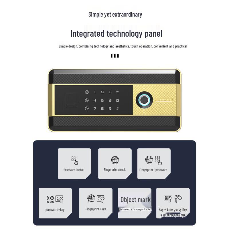Tiger Home & Office Digital Fingerprint Safe - 45cm