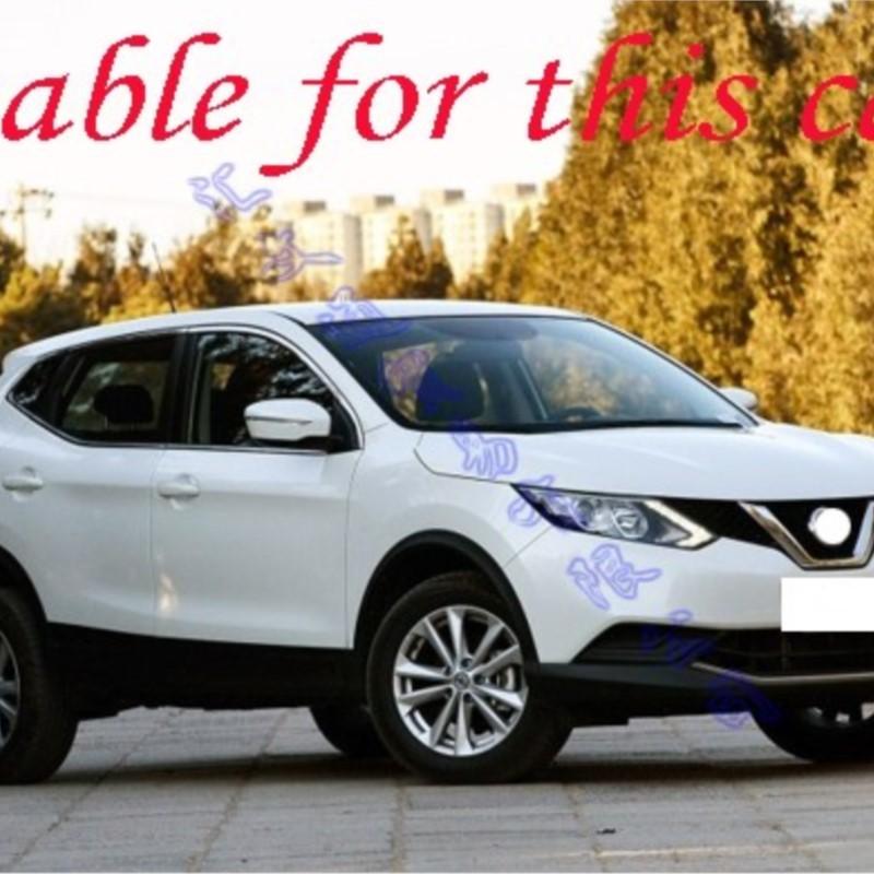 For Nissan Qashqai J11 2015- Car Accessories ABS Chrome Door Handle Cover Without Smart Key Hole Catch Cap Trim Molding 2018