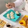 Knödelteller mit Soßenteller-Design, vielseitig, leicht zu reinigen, für Snacks, Desserts, Sushi-Tablett, Küchengeschirr