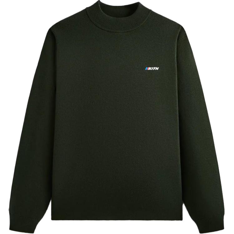 

Kith for BMW Knit Long Sleeve Mock Neck Vitality Men Tops Green KHM032896-345 S