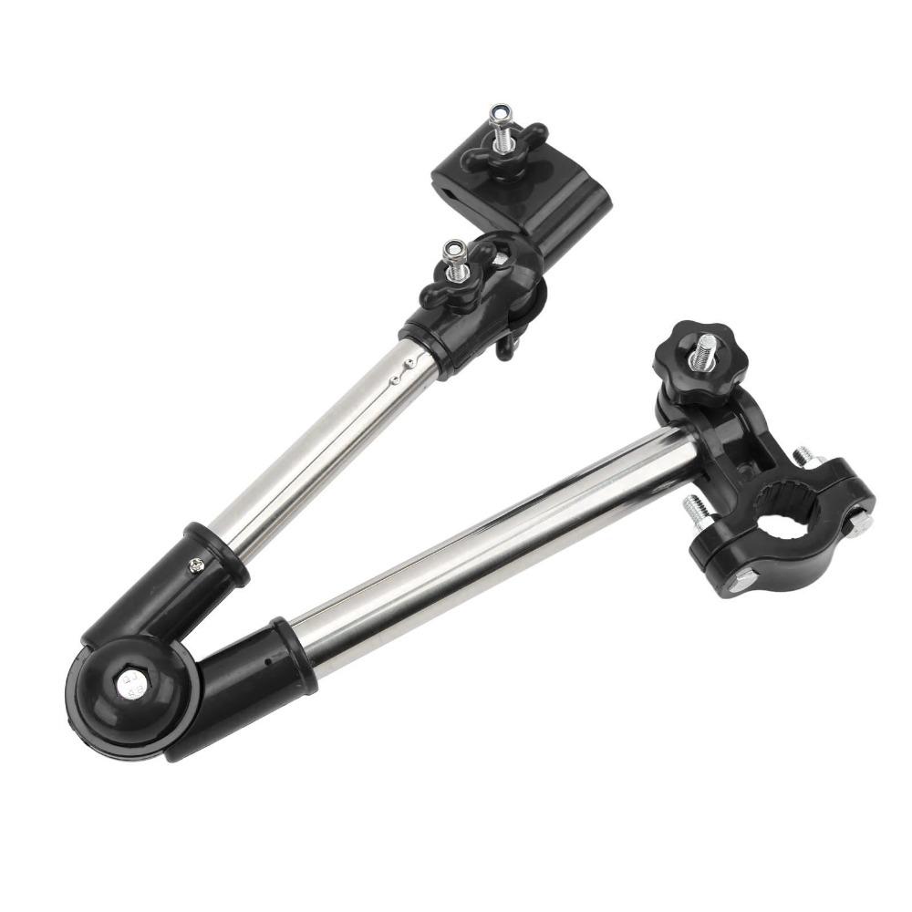 Stainless Steel Bicycle Umbrella Holder Adjustable Clamp Umbrella Holder Clamp  for Scooter