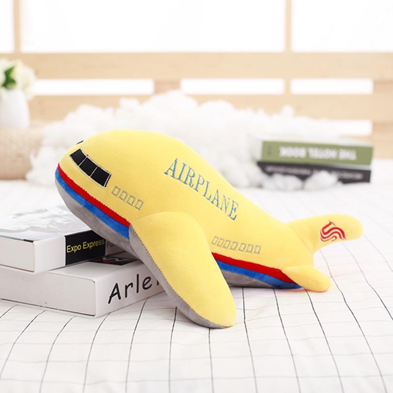 Simulationsflugzeugmodell Wurfkissen Plüschtier, kreatives Verkehrsflugzeug Kissenkissen Kinder Geburtstagsgeschenk für Freund